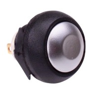 Chrome Momentary Snap-In 12mm Push Button Switch SPST IP67 IBR3SADA00  Chrome Momentary Snap-In 12mm Push Button Switch SPST IP67 IBR3SADA00