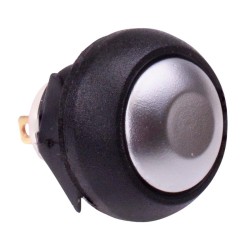 Chrome Momentary Snap-In 12mm Push Button Switch SPST IP67 IBR3SADA00  Chrome Momentary Snap-In 12mm Push Button Switch SPST IP67 IBR3SADA00