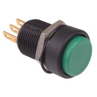 Green Momentary 12mm Push Button Switch SPDT IP67 IMP7Z432234UL  Green Momentary 12mm Push Button Switch SPDT IP67 IMP7Z432234UL