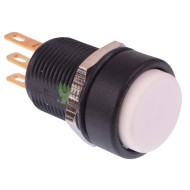 White Momentary 12mm Push Button Switch SPDT IP67 IMP7Z472234UL  White Momentary 12mm Push Button Switch SPDT IP67 IMP7Z472234UL