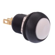 White Momentary 12mm Push Button Switch SPDT IP67 IMR7Z472  White Momentary 12mm Push Button Switch SPDT IP67 IMR7Z472