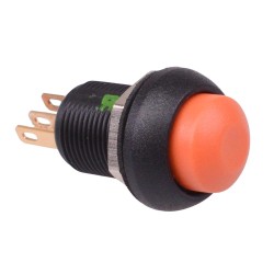  Orange Momentary 12mm Push Button Switch SPDT IP67 IMR7Z492104UL