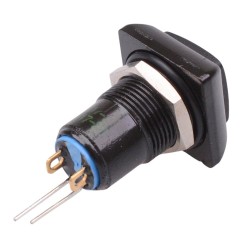 Yellow LED Black Square Latching 12mm Push Button Switch SPST IP67 IPC1SAD2L0Y Yellow LED Black Square Latching 12mm Push Button Switch SPST IP67 IPC1SAD2L0Y
