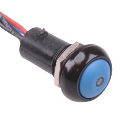 Green LED Round Momentary NO Prewired Push Button Switch SPST IP67 IPR3FAD1L0G 