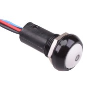 Green LED Round Momentary NO Prewired Push Button Switch SPST IP67 IPR3FAD7/1L0G  Green LED Round Momentary NO Prewired Push Button Switch SPST IP67 IPR3FAD7/1L0G