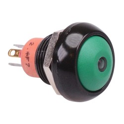 IPR3SAD3L0S Red LED Green Round Momentary NO Push Button Switch SPST IP67