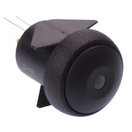 Yellow LED Black Round Snap-In Latching 12mm Push Button Switch SPST IQR1S422L0Y  Yellow LED Black Round Snap-In Latching 12mm Push Button Switch SPST IQR1S422L0Y