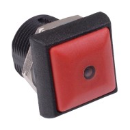Red LED Red Button Square 16mm Momentary NO Push Button Switch IP67 IRC3S462L0S  Red LED Red Button Square 16mm Momentary NO Push Button Switch IP67 IRC3S462L0S