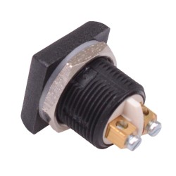 Red Square 16mm Momentary NO Push Button Switch Screw Terminals IP67 IRC3V262 