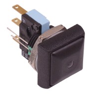 Green LED Black Button Square 16mm Momentary Push Button Switch SPDT 5A IP67 IRC7Z222L0G  Green LED Black Button Square 16mm Momentary Push Button Switch SPDT 5A IP67 IRC7Z222L0G