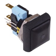 Yellow LED Black Button Square 16mm Momentary Push Button Switch SPDT 5A IP67 IRC7Z222L0Y  Yellow LED Black Button Square 16mm Momentary Push Button Switch SPDT 5A IP67 IRC7Z222L0Y