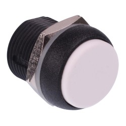 White Round 16mm Momentary NO Push Button Switch IP67 IRP3S472 