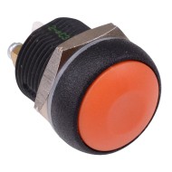 Orange Round 16mm Momentary NO Push Button Switch IP67 IRR3V292  Orange Round 16mm Momentary NO Push Button Switch IP67 IRR3V292