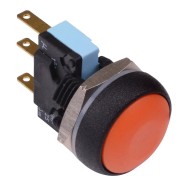 Orange Round 16mm Momentary Push Button Switch SPDT 5A IP67 IRR7Z292  Orange Round 16mm Momentary Push Button Switch SPDT 5A IP67 IRR7Z292