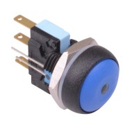 Blue LED Round 16mm Momentary NO/NC Push Button Switch SPDT 5A IP67 IRR7Z2B2L0B  Blue LED Round 16mm Momentary NO/NC Push Button Switch SPDT 5A IP67 IRR7Z2B2L0B
