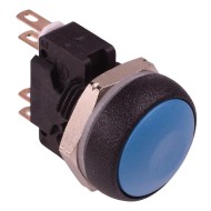 Blue Round 16mm Momentary Push Button Switch DPDT 5A IP67 IRR8Z212  Blue Round 16mm Momentary Push Button Switch DPDT 5A IP67 IRR8Z212