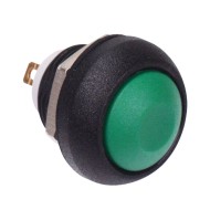 Green Momentary 12mm Push Button SPST IP67 ISR3SAD300160  Green Momentary 12mm Push Button SPST IP67 ISR3SAD300160