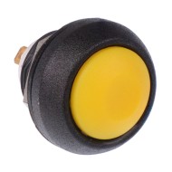Yellow Momentary 12mm Push Button SPST IP67 ISR3SAD500160  Yellow Momentary 12mm Push Button SPST IP67 ISR3SAD500160