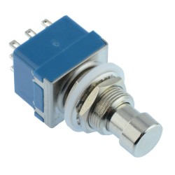 On-(On) Momentary Foot Switch 3PDT 12mm