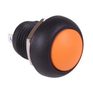 Orange On-Off Latching 12mm Waterproof Push Button Switch IP65 SPST Orange On-Off Latching 12mm Waterproof Push Button Switch IP65 SPST