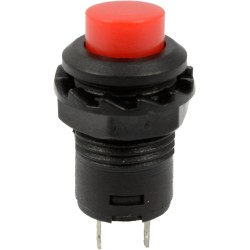 Red Off(On) Momentary Round 12mm push button Switch SPST