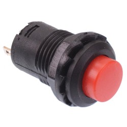 Red Off(On) Momentary Round 12mm push button Switch SPST