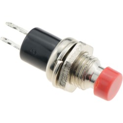 Red On(Off) Miniature Momentary Push to Break Switch SPST