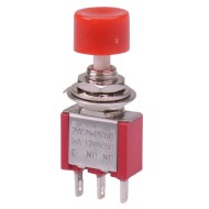 Red On-(On) Momentary Miniature Push Button Switch SPDT Red On-(On) Momentary Miniature Push Button Switch SPDT