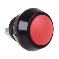 Red Round Off-(On) Momentary 12mm Metal Push Button Switch Screw IP65 SPST Red Round Off-(On) Momentary 12mm Metal Push Button Switch Screw IP65 SPST