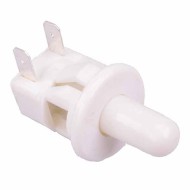 White On-(Off) Momentary Push Button Switch 19mm SPST Side Terminals White On-(Off) Momentary Push Button Switch 19mm SPST Side Terminals