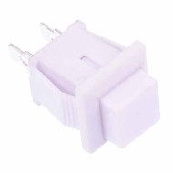 White Square Momentary Off-(On) Push to Make Switch 1A SPST White Square Momentary Off-(On) Push to Make Switch 1A SPST