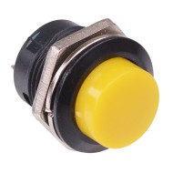 Yellow Momentary Off-(On) Push Button 16mm 3A SPST Yellow Momentary Off-(On) Push Button 16mm 3A SPST