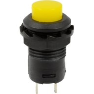 Yellow Off(On) Momentary Round 12mm Switch SPST Yellow Off(On) Momentary Round 12mm Switch SPST