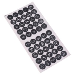 50 Piece 19mm LED Vandal Switch Label Kit 50 Piece 19mm LED Vandal Switch Label Kit