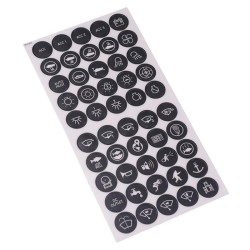 50 Piece 22mm LED Vandal Switch Label Kit 50 Piece 22mm LED Vandal Switch Label Kit