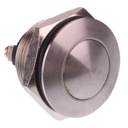 Off-(On) Momentary 22mm Curved Anti Vandal Push Button Switch SPST AV021003C940T  Off-(On) Momentary 22mm Curved Anti Vandal Push Button Switch SPST AV021003C940T