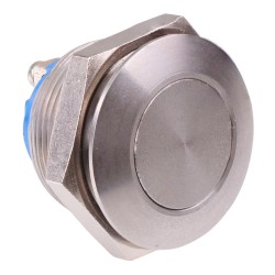 Off-(On) Momentary 22mm Flat Anti Vandal Push Button Switch SPST AV031003C940T  Off-(On) Momentary 22mm Flat Anti Vandal Push Button Switch SPST AV031003C940T