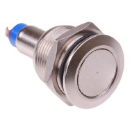 On-Off Latching 19mm Anti Vandal Push Button Switch SPST AV09401ZQEK  On-Off Latching 19mm Anti Vandal Push Button Switch SPST AV09401ZQEK