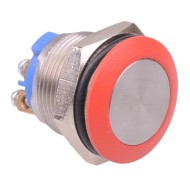Red 19mm Momentary NO Vandal Push Button Switch SPST AV09C703D940KX2541-3  Red 19mm Momentary NO Vandal Push Button Switch SPST AV09C703D940KX2541-3