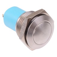 On-Off 16mm Latching Anti Vandal Push Button Switch SPST IP65 AV1611A240K  On-Off 16mm Latching Anti Vandal Push Button Switch SPST IP65 AV1611A240K