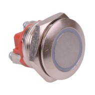 Momentary 19mm Red LED illuminated Vandal Push Button Switch AV9SLD9086002  Momentary 19mm Red LED illuminated Vandal Push Button Switch AV9SLD9086002