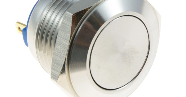 Metal 16mm Push Button Off(On) Momentary Switch SPST
