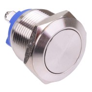 Off-(On) 19mm Stainless Steel Vandal Resistant Push Button Switch 2A SPST Screw Off-(On) 19mm Stainless Steel Vandal Resistant Push Button Switch 2A SPST Screw