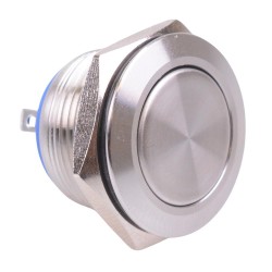 Off-(On) Momentary 19mm Vandal Resistant Push Button Switch SPST Off-(On) Momentary 19mm Vandal Resistant Push Button Switch SPST