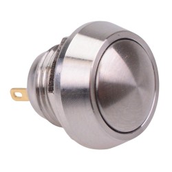 Off-(On) Stainless Steel Momentary Vandal Push Button Switch 2A SPST Off-(On) Stainless Steel Momentary Vandal Push Button Switch 2A SPST