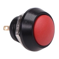 Red Off-(On) Black Momentary Vandal Resistant Push Button Switch 2A SPST Red Off-(On) Black Momentary Vandal Resistant Push Button Switch 2A SPST