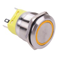 Yellow LED On-(On) Momentary 22mm Vandal Resistant Push Button Switch SPDT Yellow LED On-(On) Momentary 22mm Vandal Resistant Push Button Switch SPDT