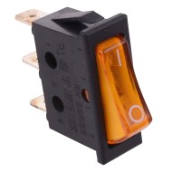 Orange On-Off 110V illuminated Rocker Switch SPST 16A Orange On-Off 110V illuminated Rocker Switch SPST 16A