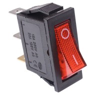 Red illuminated Rectangle Rocker Switch 12V SPST Red illuminated Rectangle Rocker Switch 12V SPST
