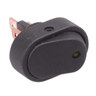 Yellow LED Oblong On-Off Rocker Switch 20A 12V Yellow LED Oblong On-Off Rocker Switch 20A 12V